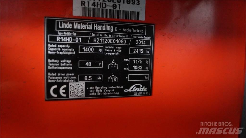 Linde R14HD Річ-трак із високим підйомом