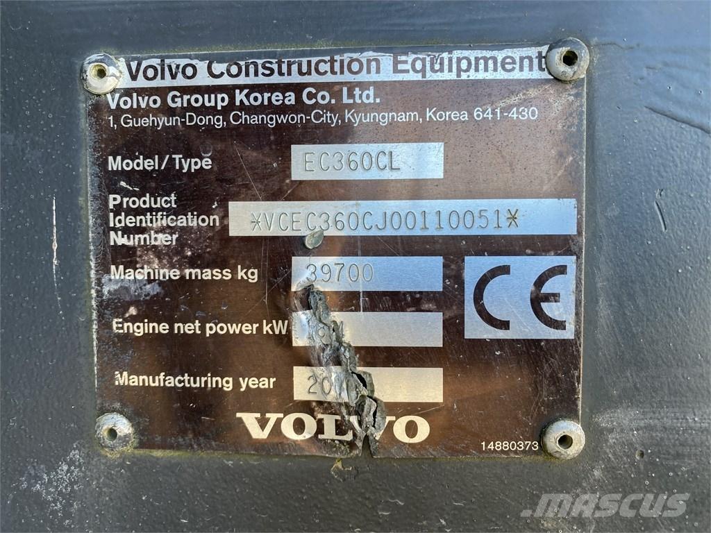 Volvo EC 360 C Гусеничні екскаватори