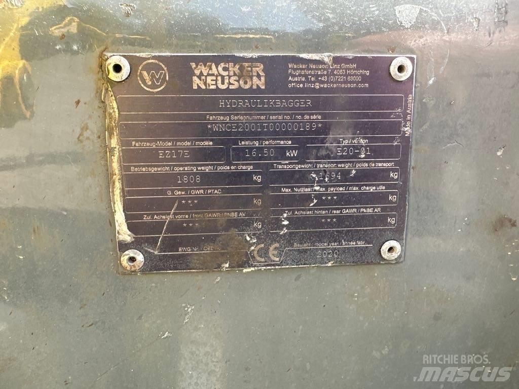 Wacker Neuson EZ17e Гусеничні екскаватори
