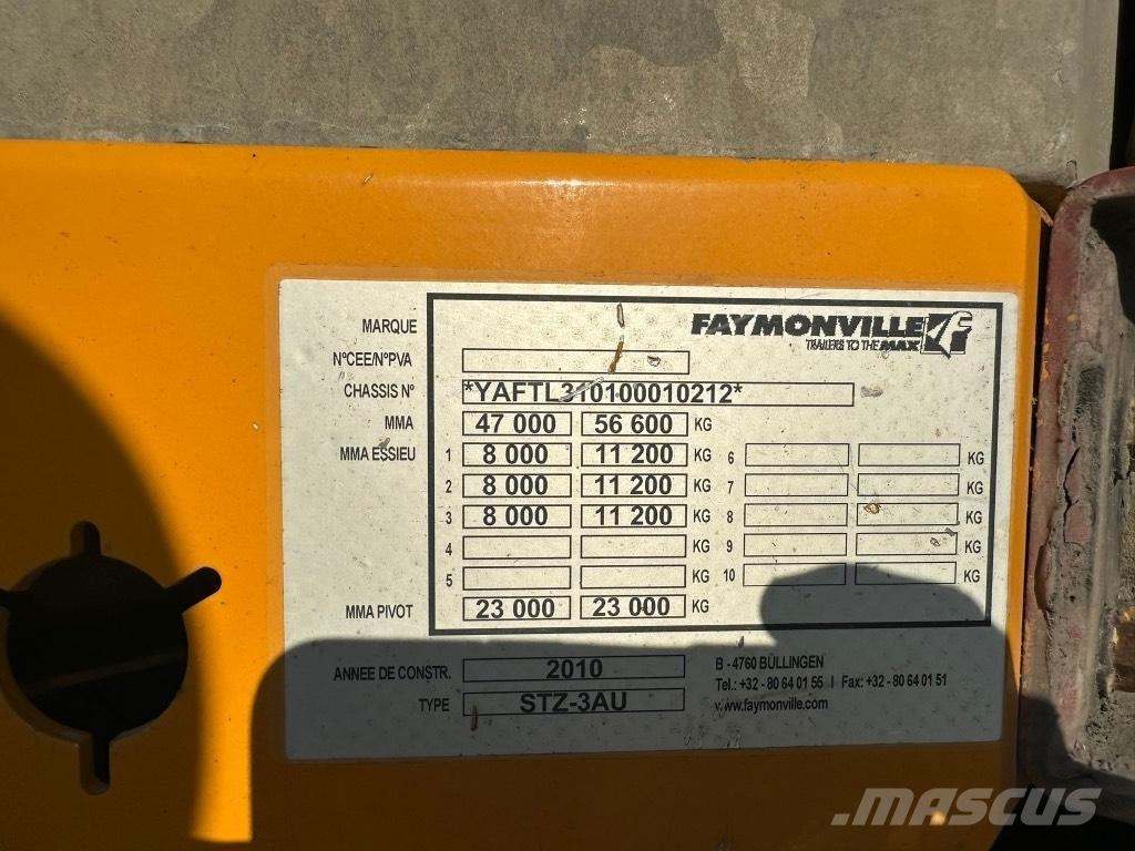 Faymonville STZ-3AU Низькорамні напівпричепи