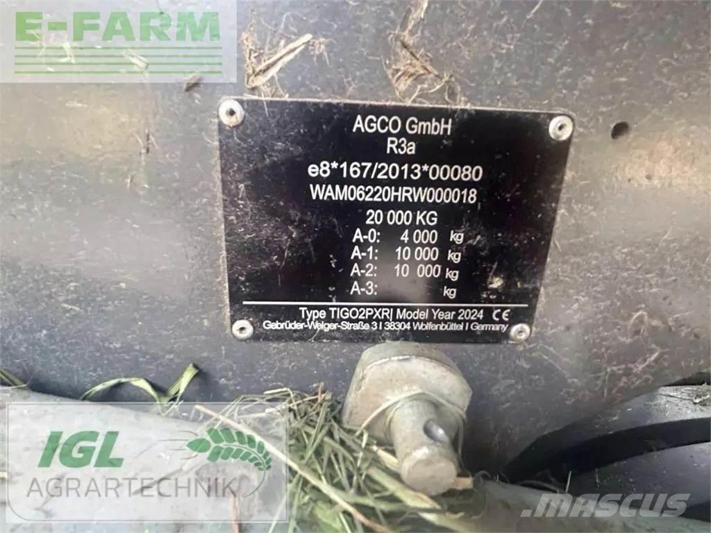 Fendt tigo 60 pr Інші напівпричепи