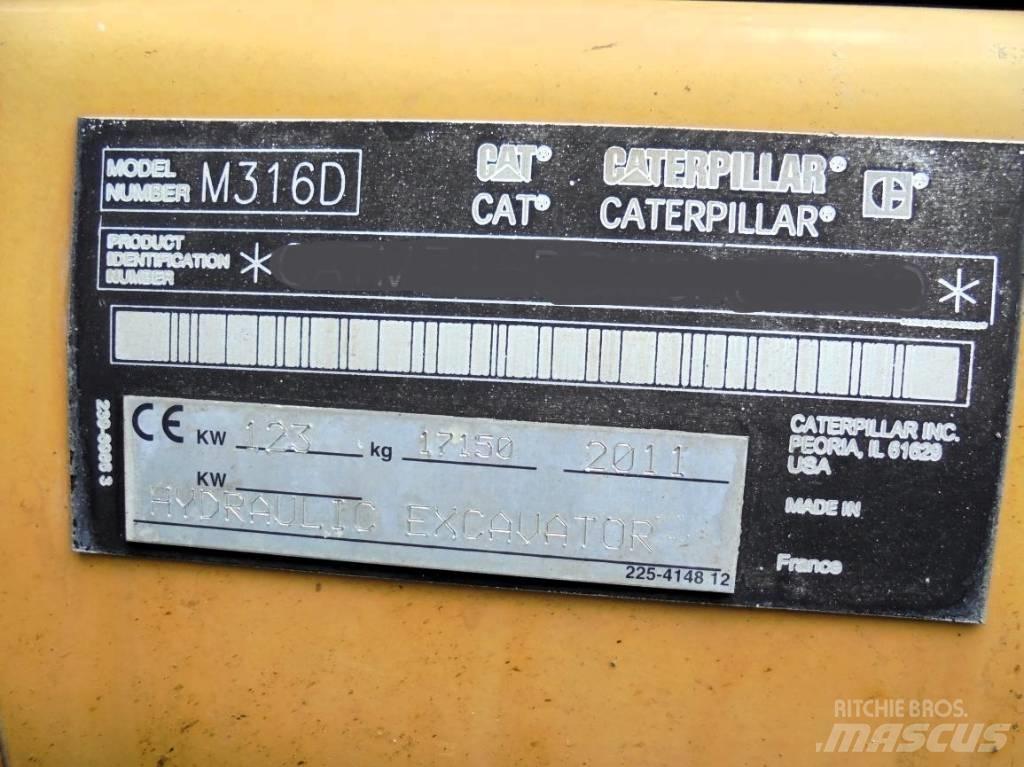 CAT M 316 D Колісні екскаватори