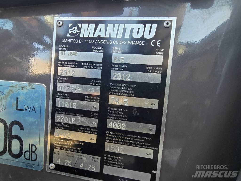 Manitou 1840 Телескопічні навантажувачі
