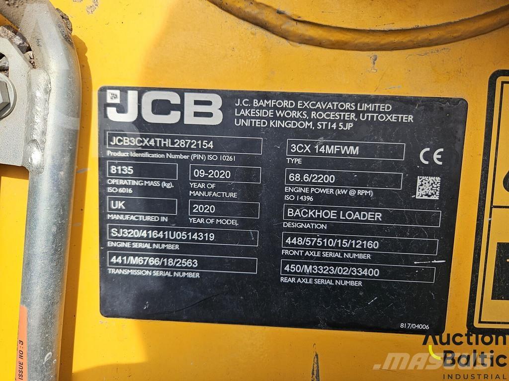 JCB 3 CX 14MFWM Екскаватори-навантажувачі