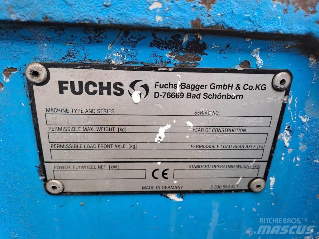Fuchs MHL 340 Перевантажувачі металобрухту/промислові навантажувачі