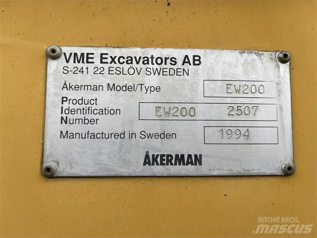 Åkerman EW200 4X4 Колісні екскаватори