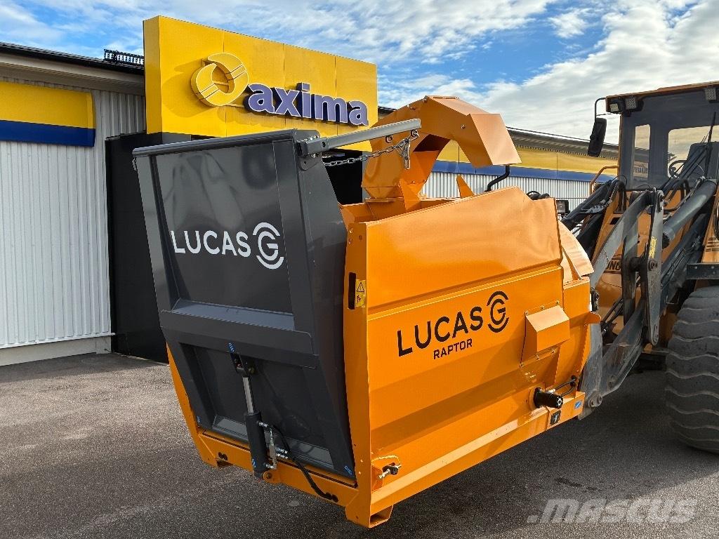 Lucas Raptor Роздрібнювачі, різаки і розпаковувачі тюків