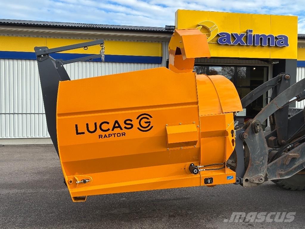 Lucas Raptor Роздрібнювачі, різаки і розпаковувачі тюків