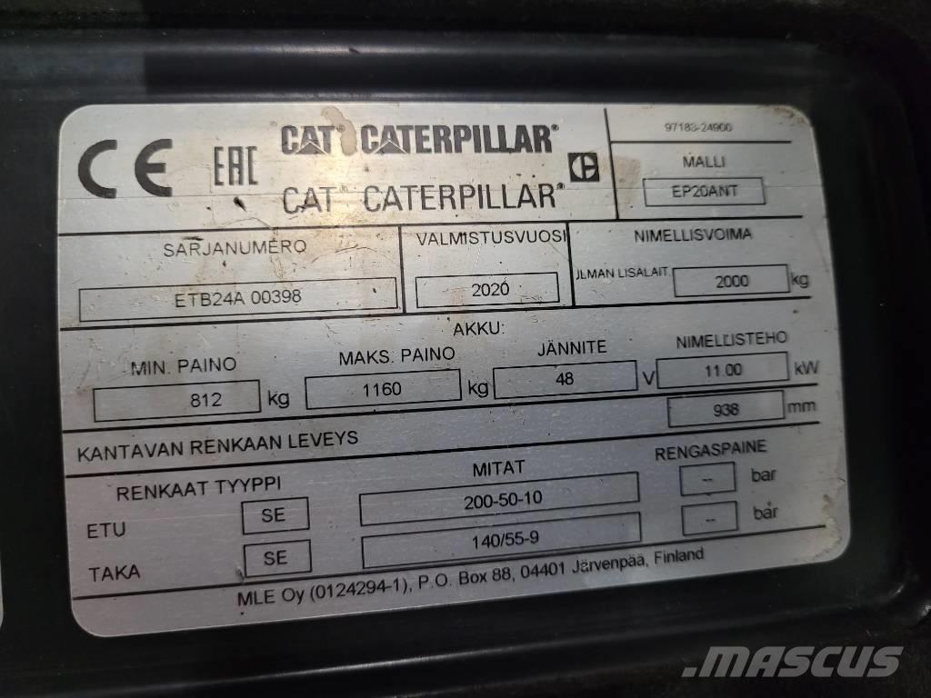 CAT EP20ANT Електронавантажувачі