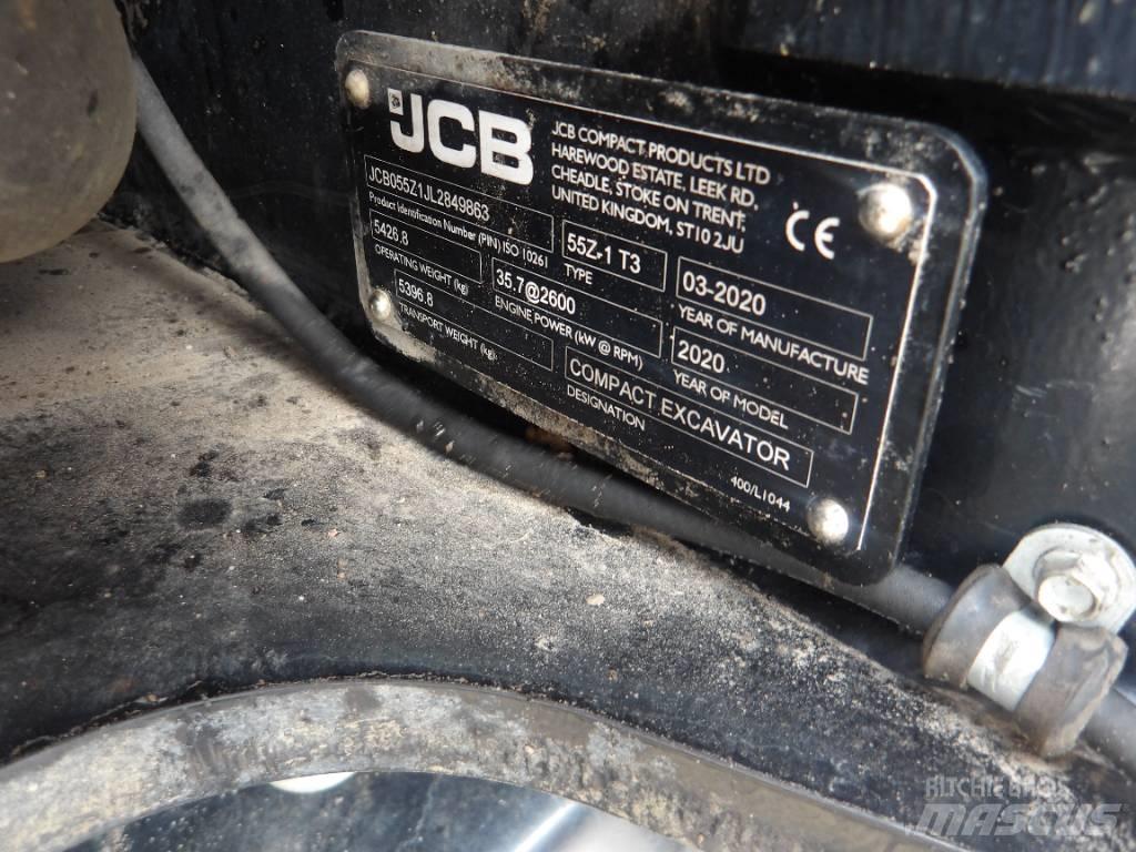 JCB 55Z-1 Міні-екскаватори < 7т