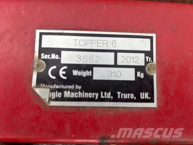 TEAGLE TOPPER 6 Газонні і лукові косилки