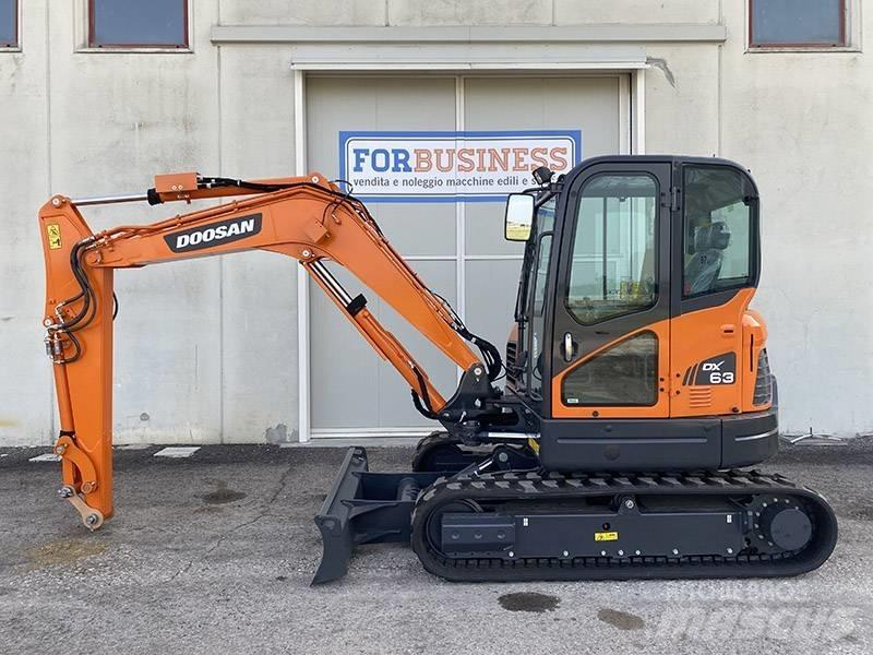 Doosan DX 63-3 Міні-екскаватори < 7т