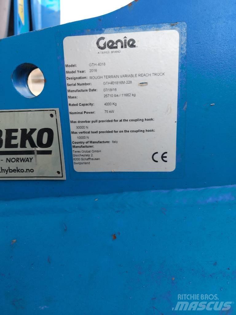 Genie GTH 4018 Телескопічні навантажувачі
