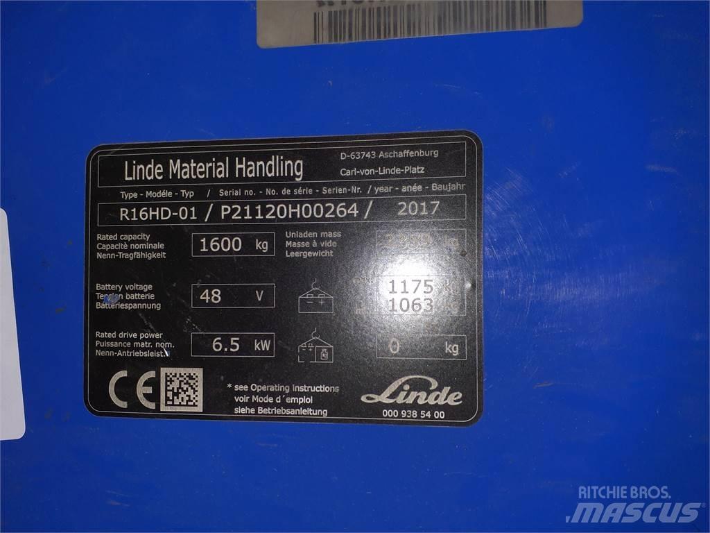Linde R16HD Річ-трак із високим підйомом