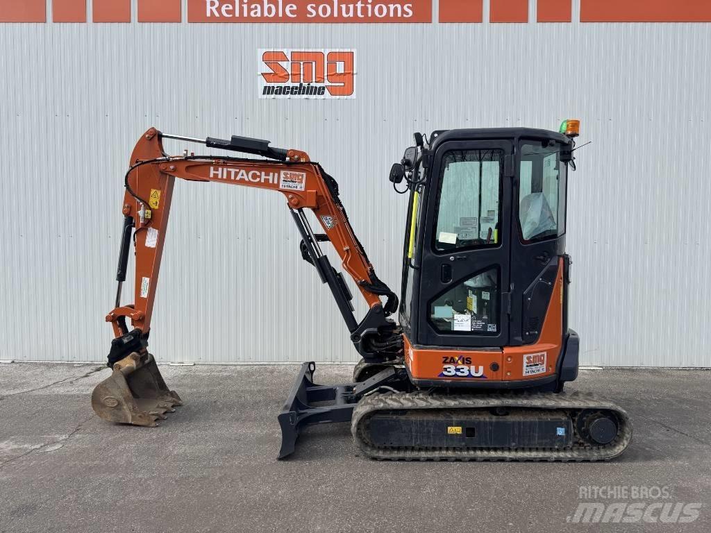 Hitachi ZX 33 U-6 Міні-екскаватори < 7т