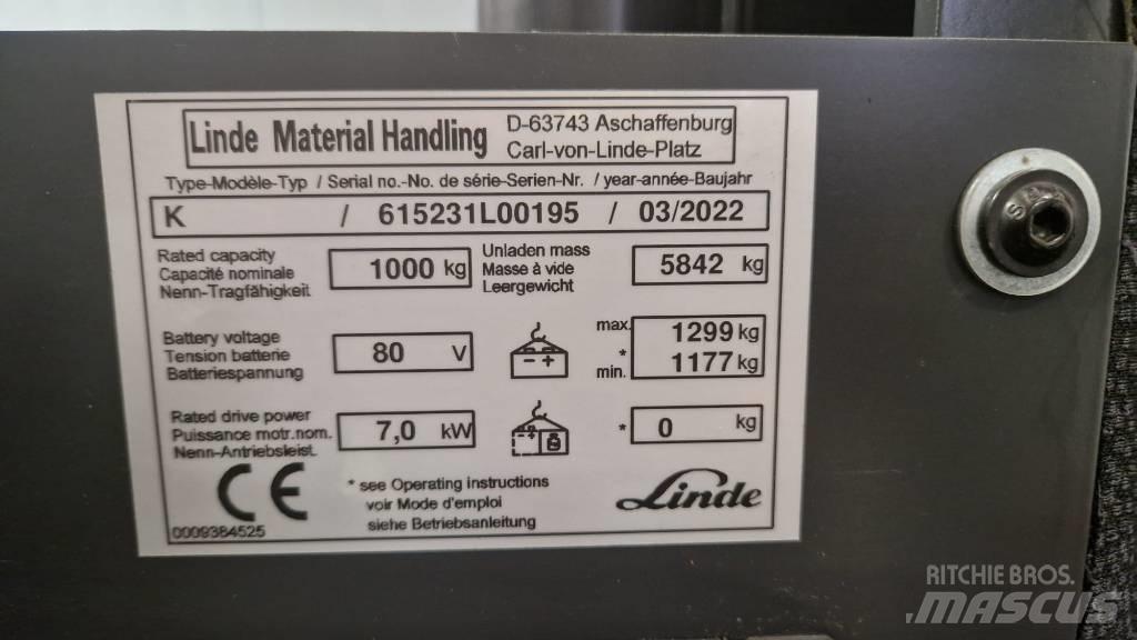 Linde K Електронавантажувачі