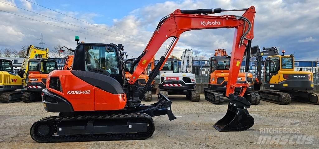 Kubota KX 080-4 Середні екскаватори 7т. - 12т.