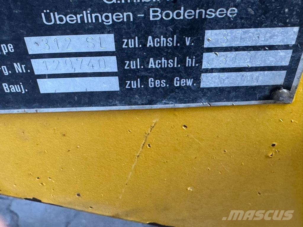 Kramer-allrad 312 SL Фронтальні навантажувачі