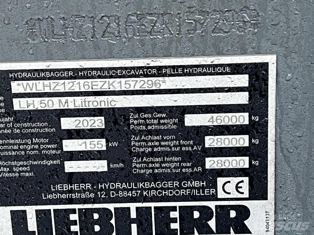 Liebherr LH50 M Перевантажувачі металобрухту/промислові навантажувачі