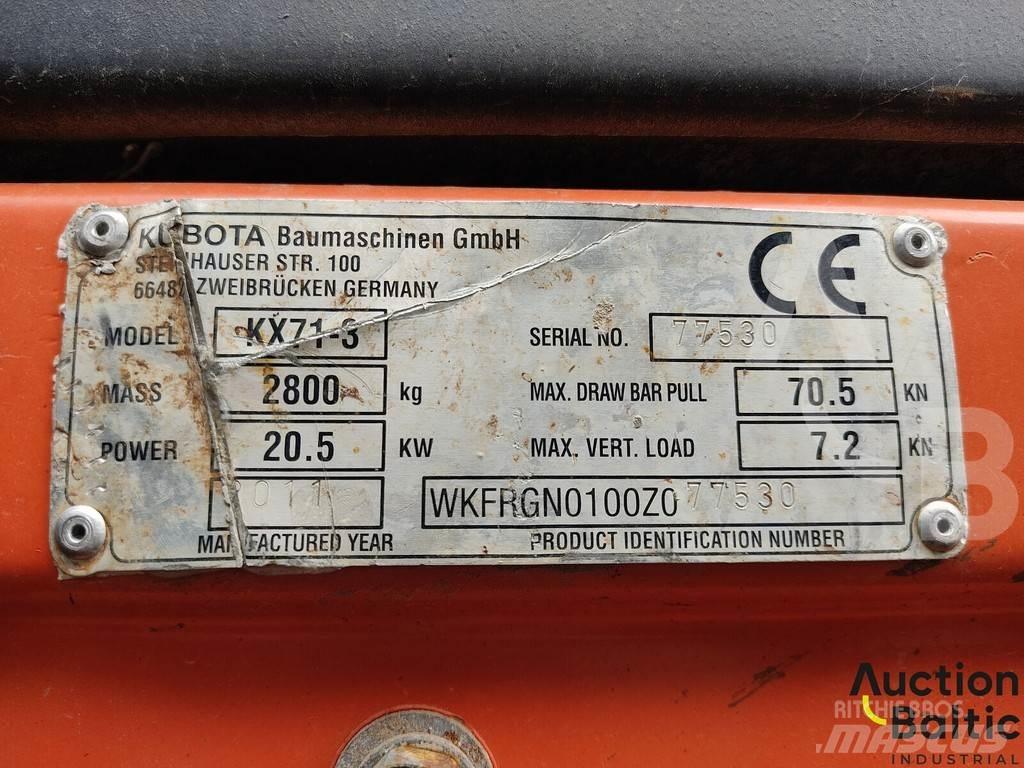 Kubota KX 71-3 Міні-екскаватори < 7т