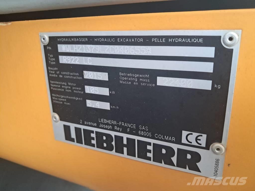Liebherr R 922 LC Гусеничні екскаватори