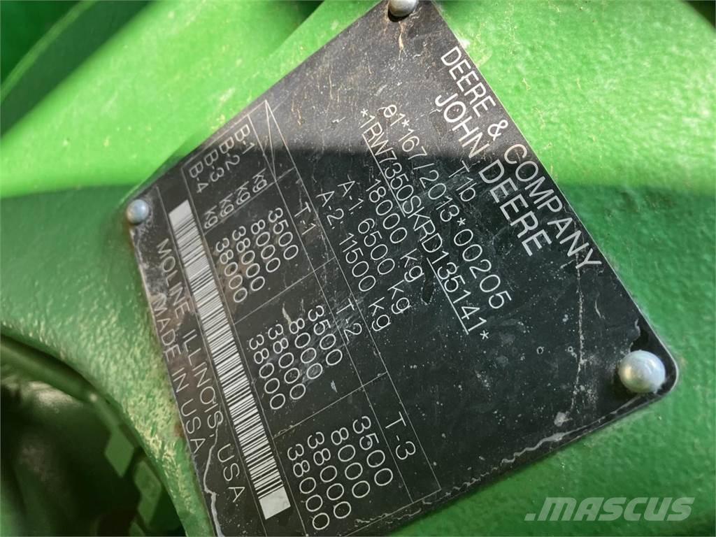John Deere 7R 350 Трактори