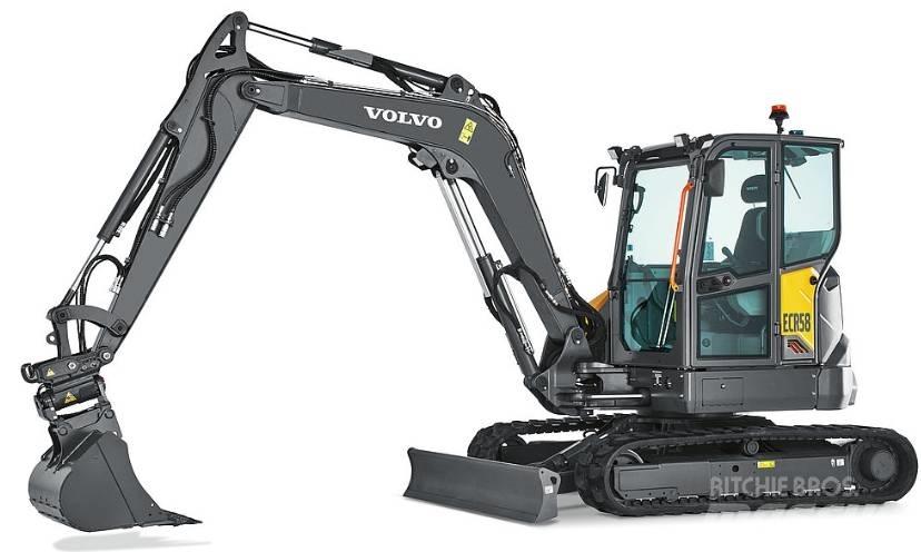 Volvo ECR58F NY/NEW Міні-екскаватори < 7т