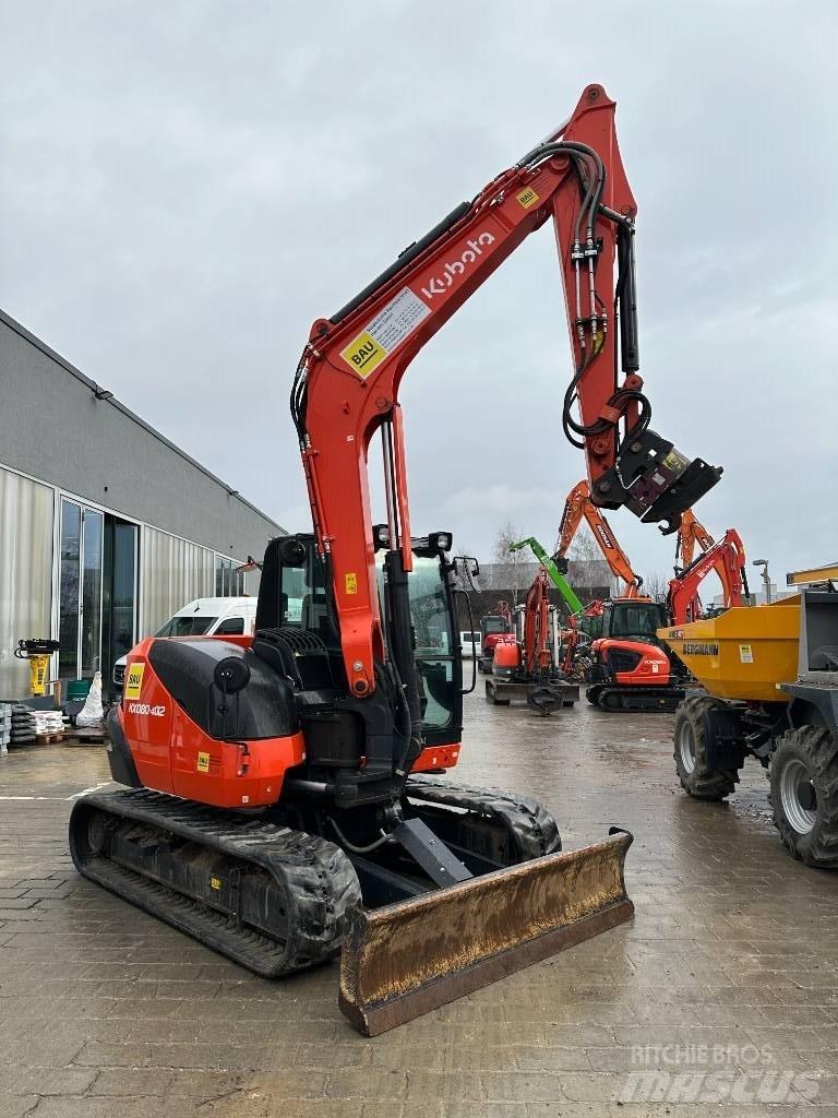 Kubota KX 080-4 Середні екскаватори 7т. - 12т.