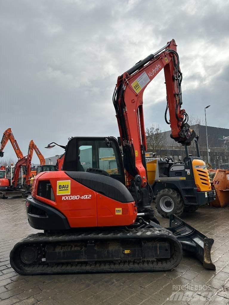 Kubota KX 080-4 Середні екскаватори 7т. - 12т.