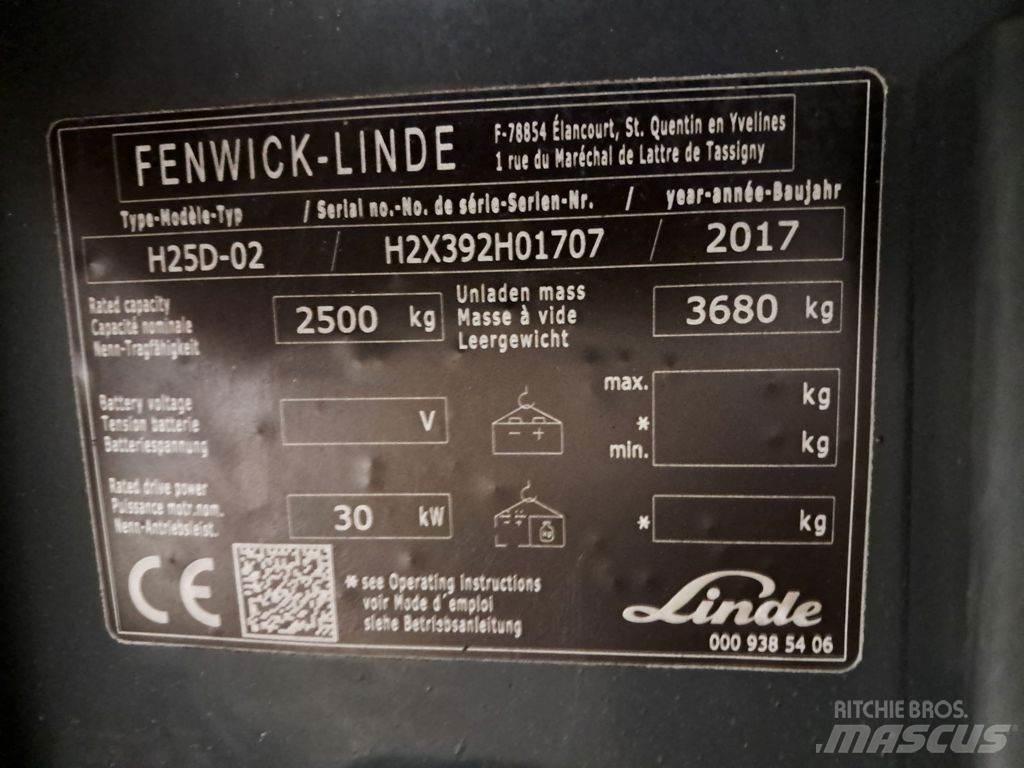 Linde H25D-02 Дизельні навантажувачі