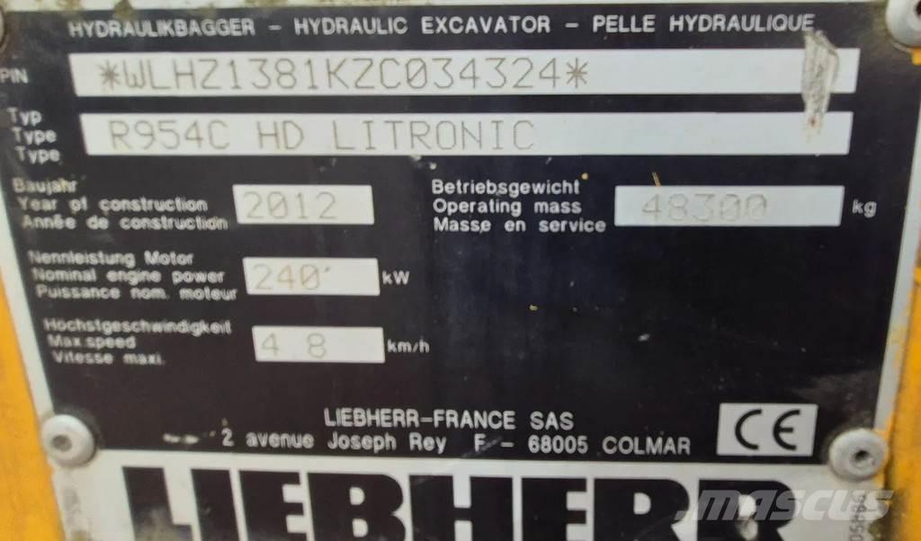 Liebherr r954c Гусеничні екскаватори