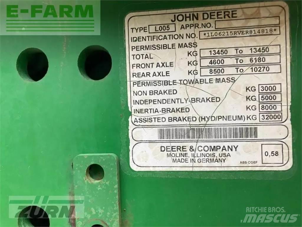 John Deere 6215r Трактори