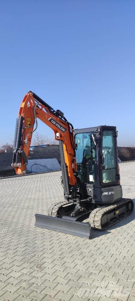 Develon DX 27 Z-7 Міні-екскаватори < 7т