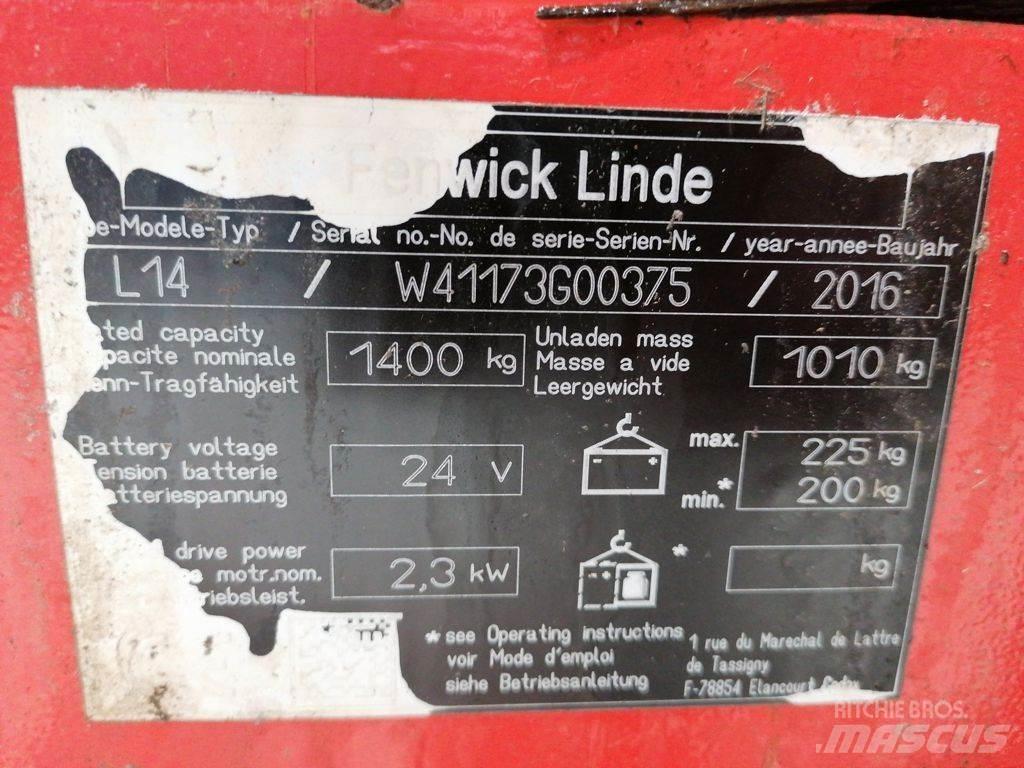 Linde L14 Ручний візок