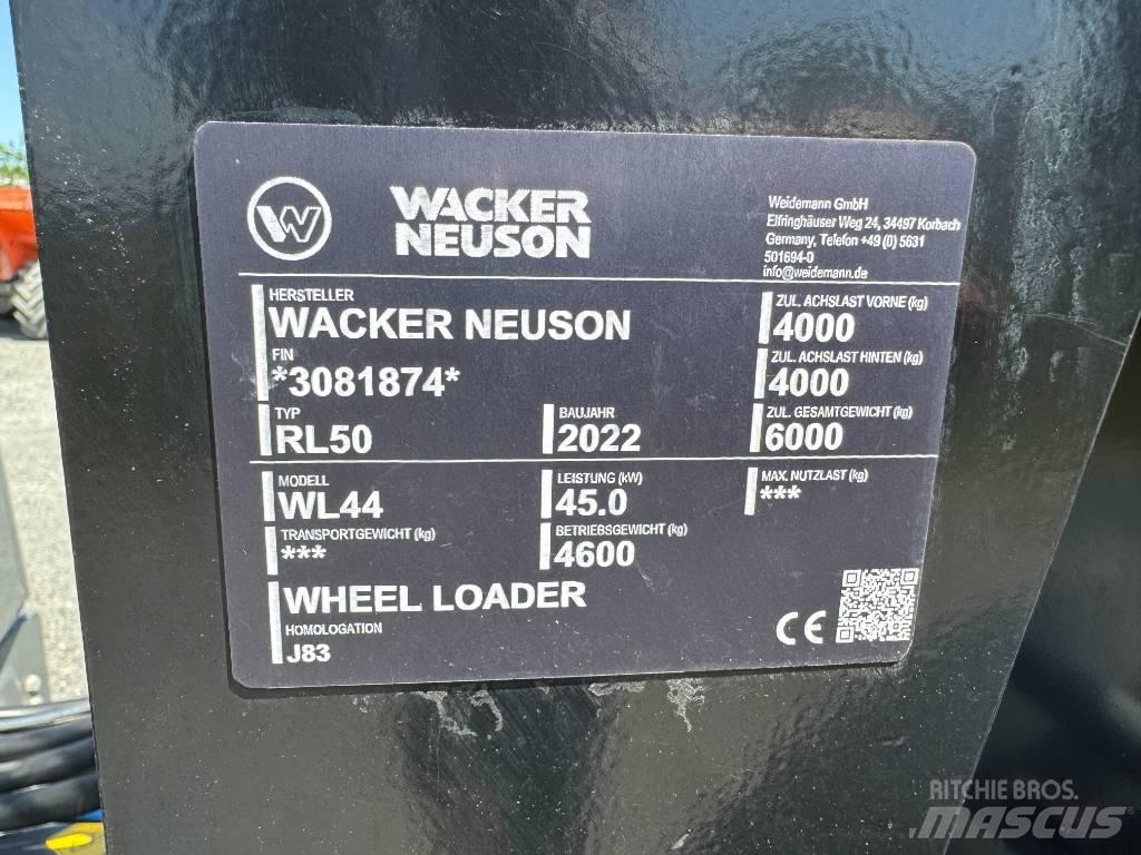 Wacker Neuson WL44 Фронтальні навантажувачі