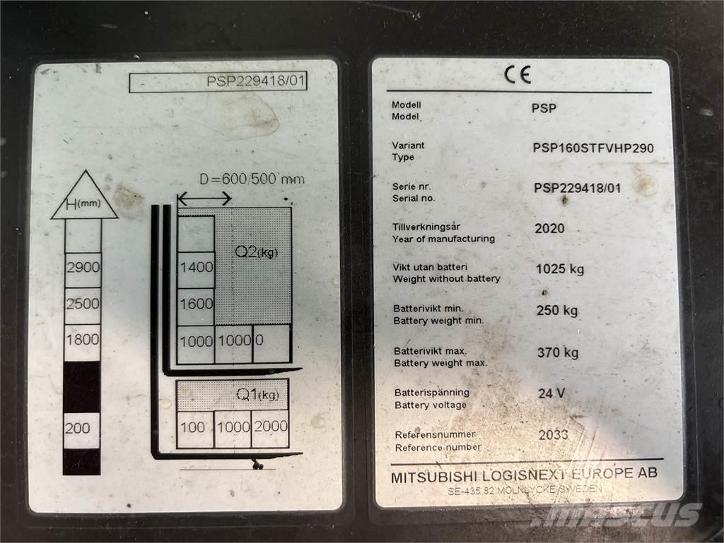 Atlet PSP160 Самохідні електроштабелери
