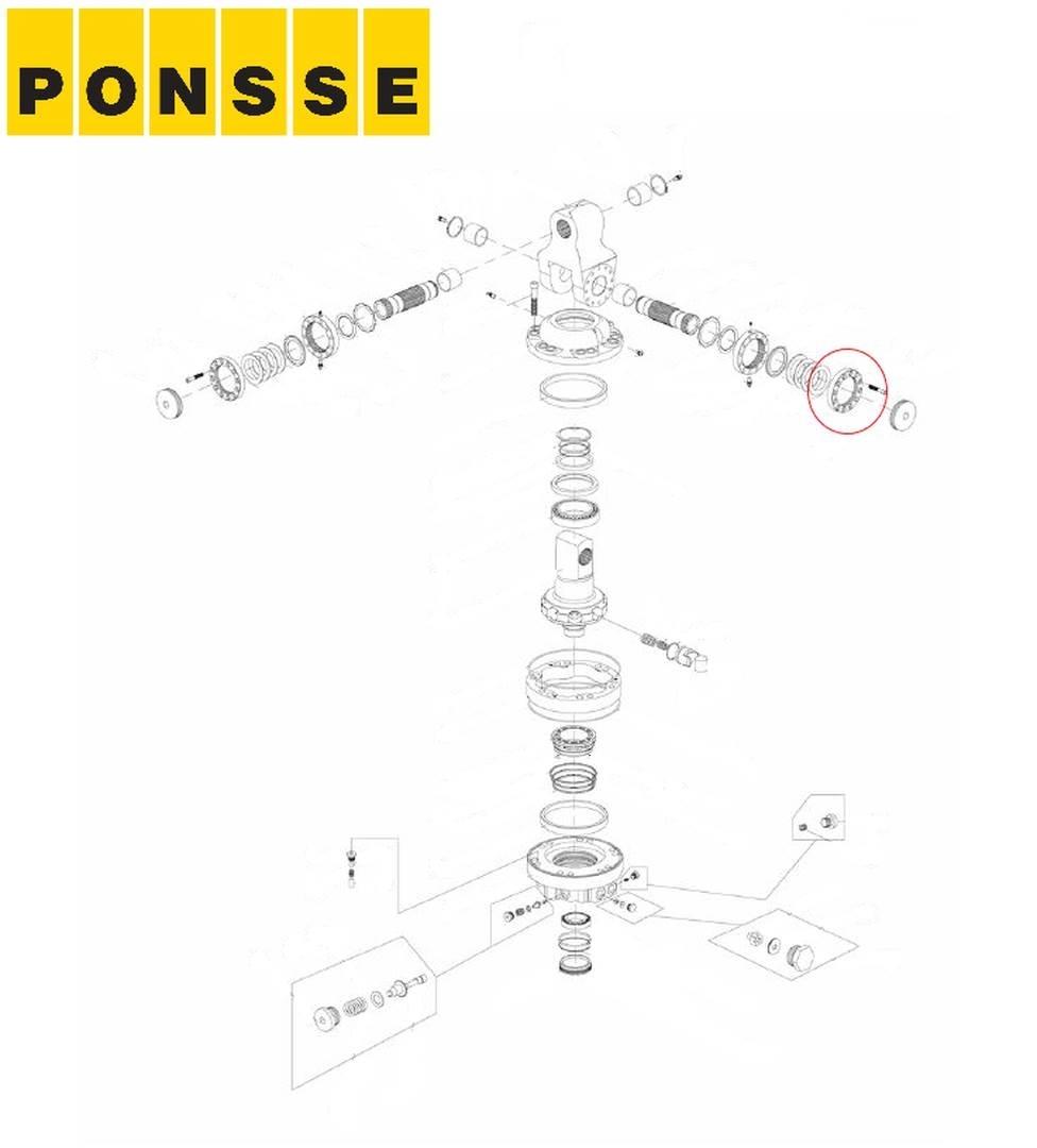 Ponsse 0060881 Транспортерні крани
