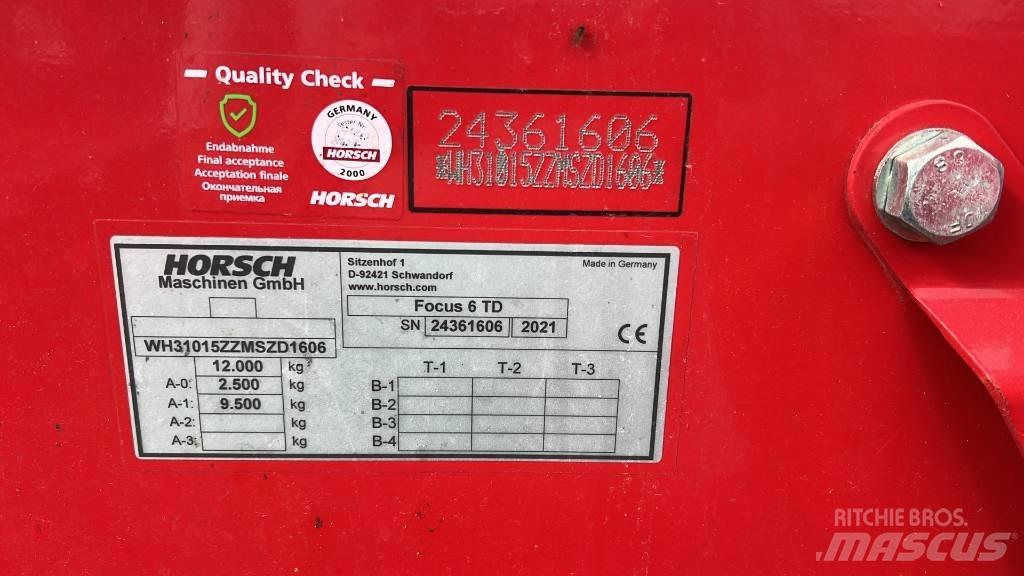 Horsch Focus 6 TD Сівалки