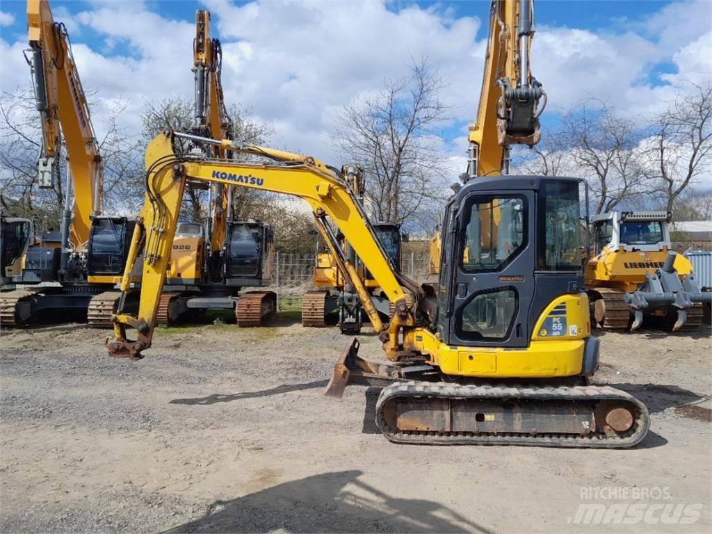 Komatsu PC55MR-3 Міні-екскаватори < 7т