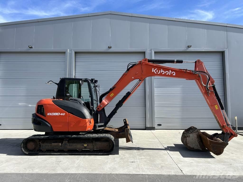 Kubota KX 080-4 Середні екскаватори 7т. - 12т.