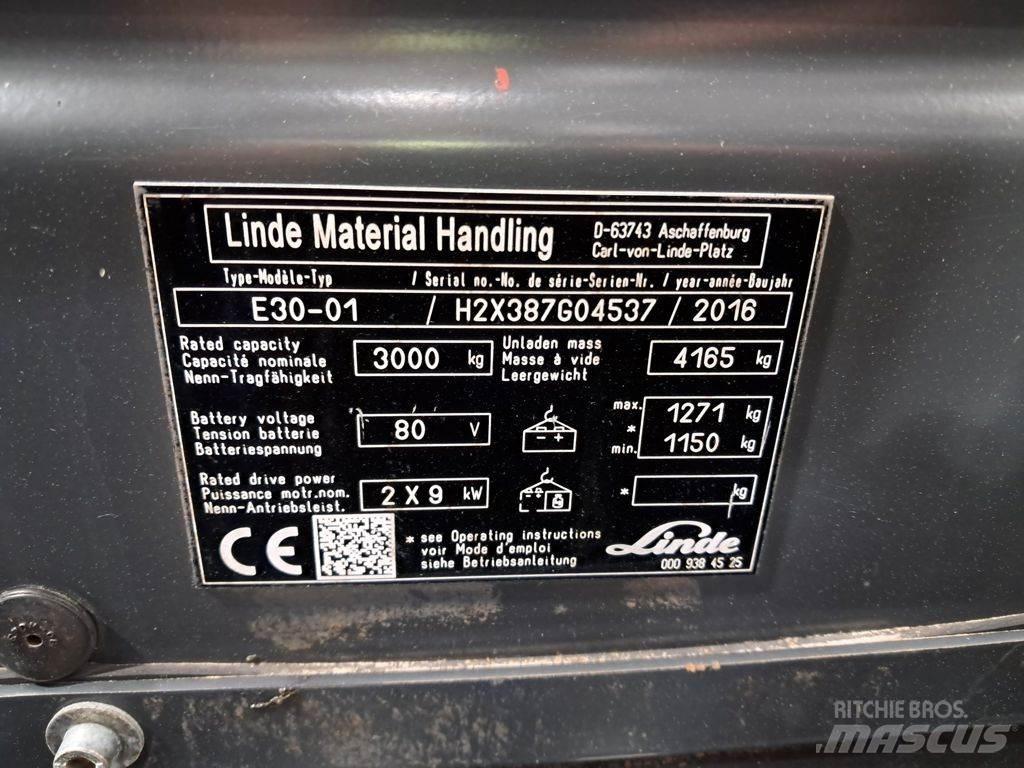 Linde E30-01 Електронавантажувачі
