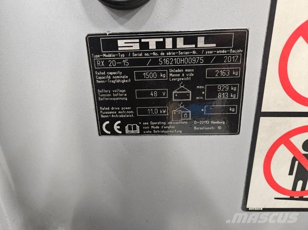 Still RX 20-15 Електронавантажувачі