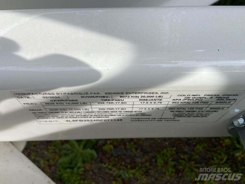 Behnke 8X24TPT-20E Інші причепи