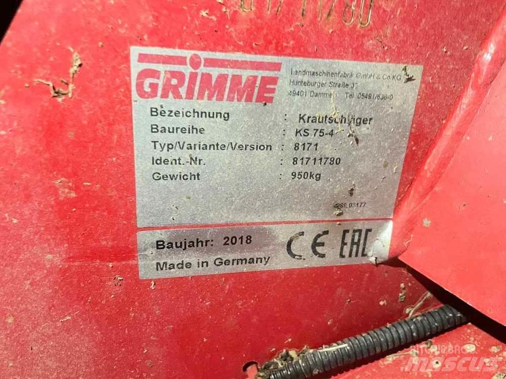 Grimme KS 75-4 Машини для збирання та переробки картоплі - Інші