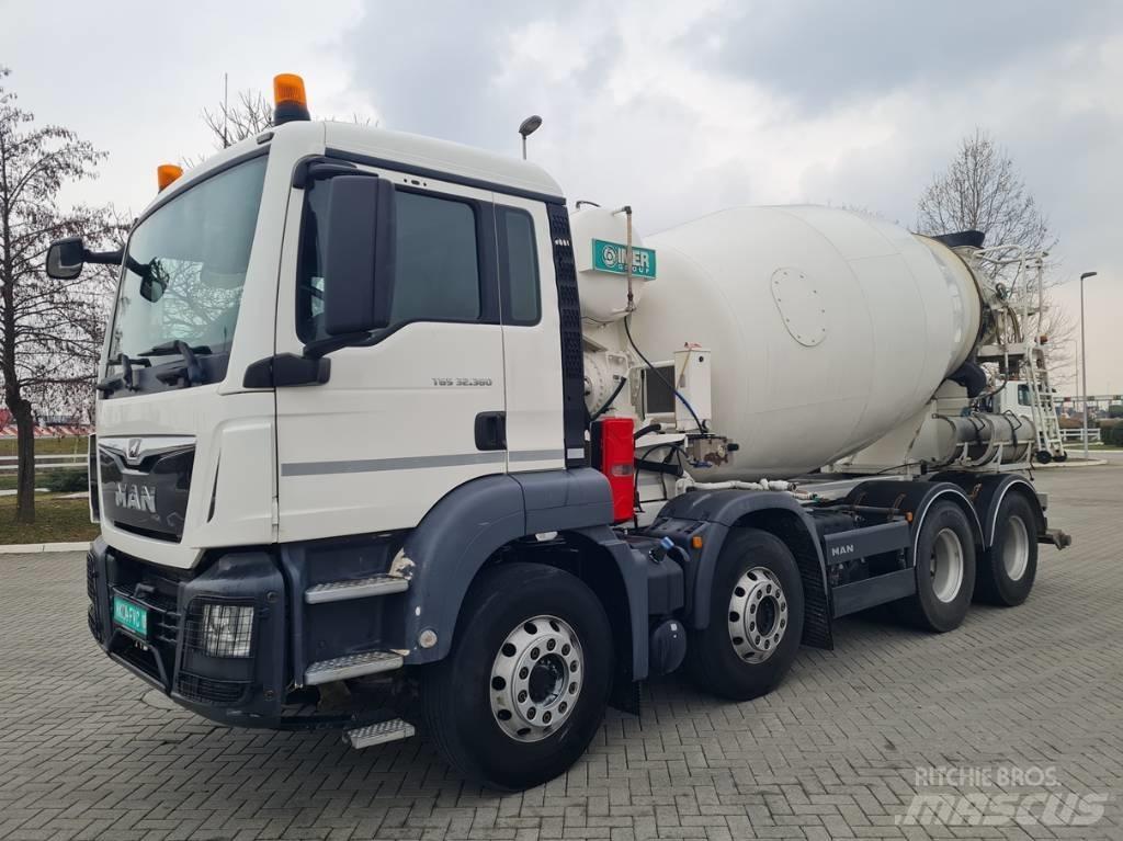 MAN 32.360 / IMER 9 m3 Бетономішалки (Автобетонозмішувачі)
