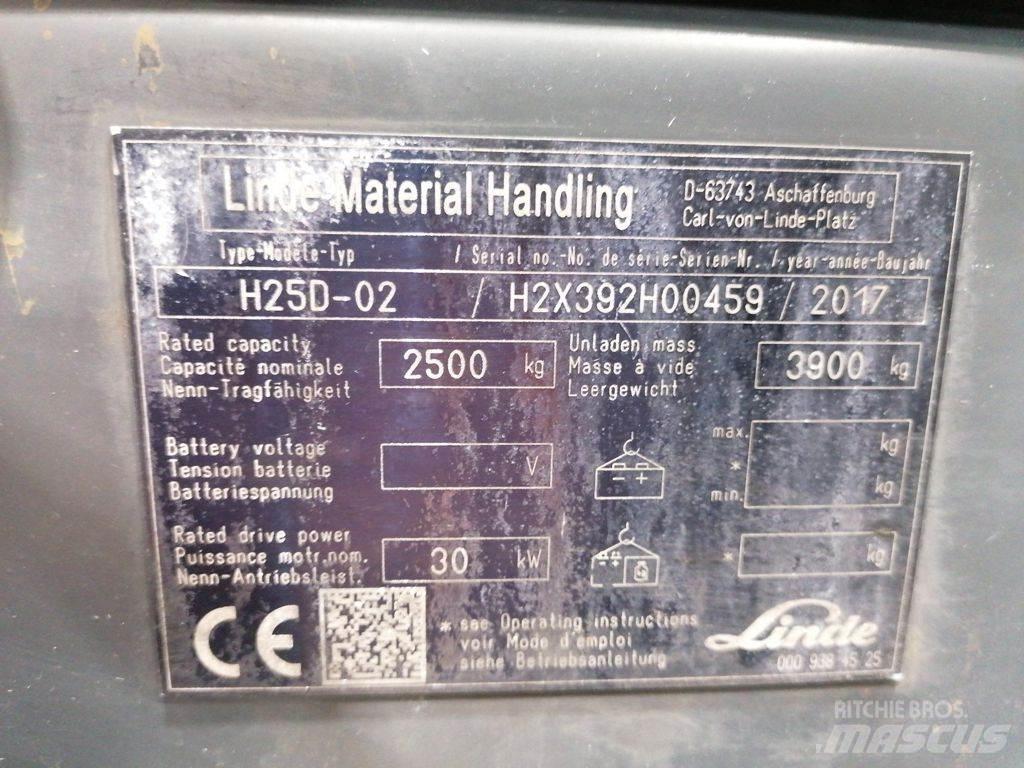 Linde H25D-02 Дизельні навантажувачі