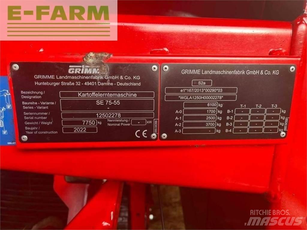 Grimme se 75-55 sb Картоплезбиральні комбайни