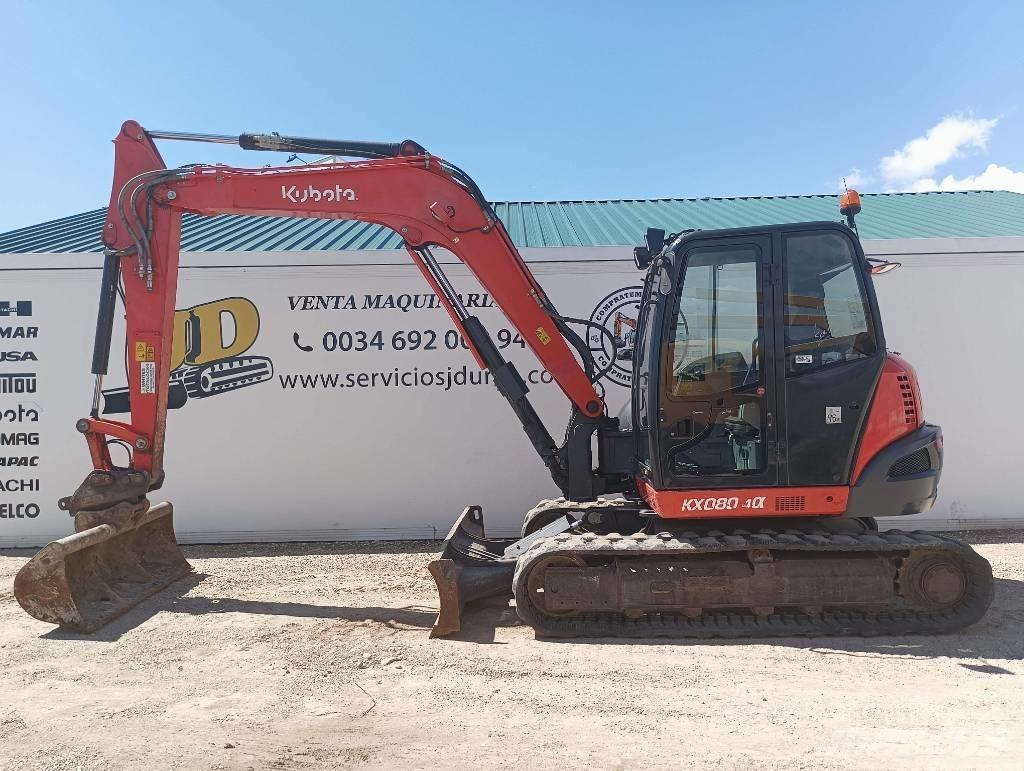 Kubota KX 080-4 Середні екскаватори 7т. - 12т.