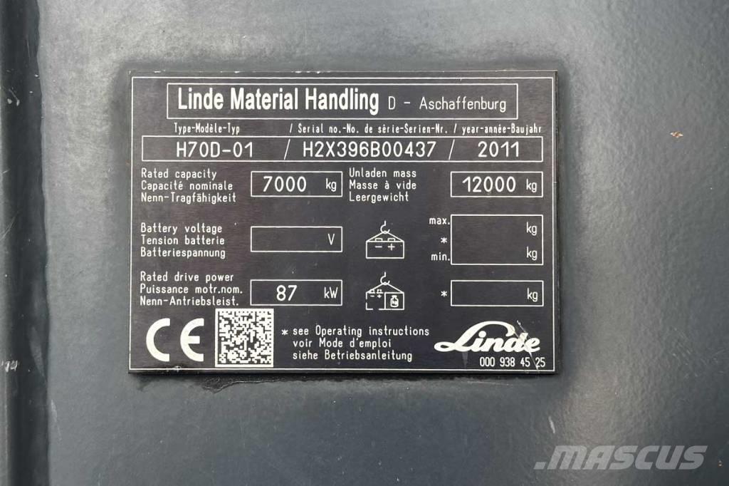 Linde H70D-01 Дизельні навантажувачі