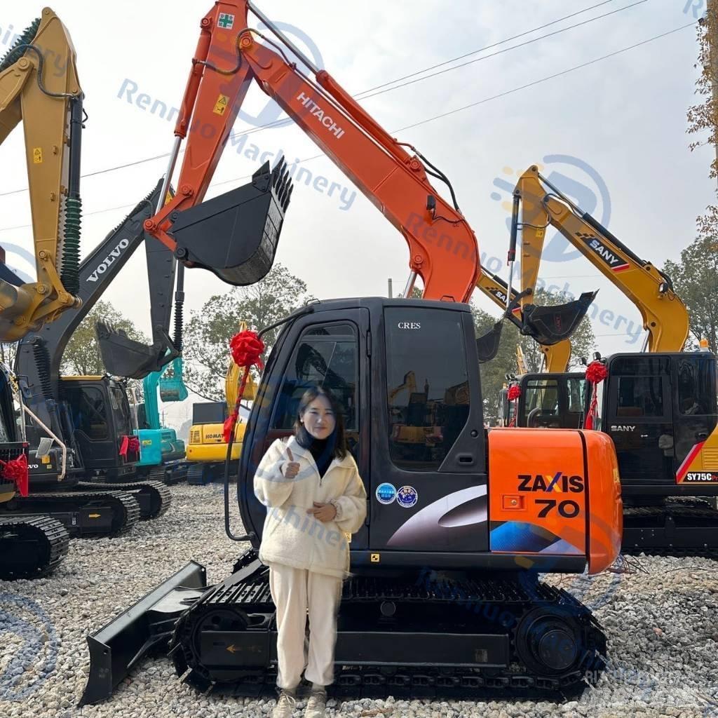 Hitachi ZX70 Міні-екскаватори < 7т
